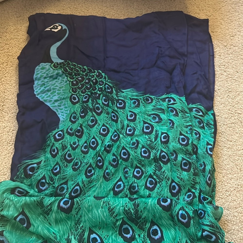 Kate Spade Peacock scarf